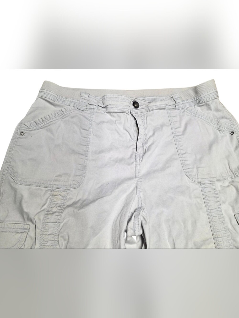 Capris Oatmeal Shade  Women's 16W - Picture 3 of 11